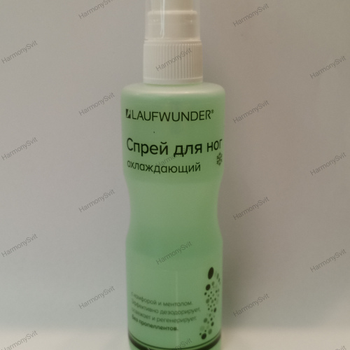 Laufwunder FuBspray (Спрей для ніг від поту з ментолом й камфарой)